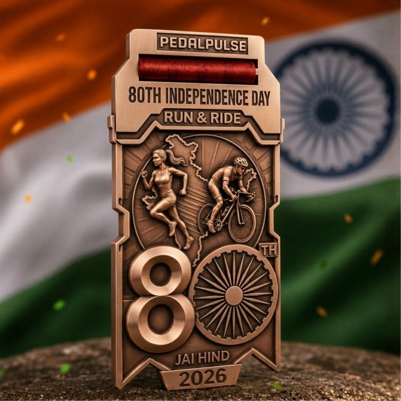 Independence Day 2026 premium finisher medal